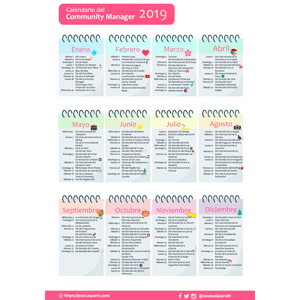 Calendario del Community Manager