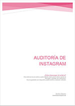 Portada plantilla auditoria de Instagram Portada plantilla auditoria de Instagram